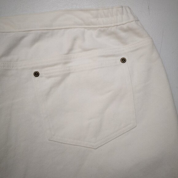 Tradition Country Collection Plus Ladies Size 20W White Denim Shorts - Picture 4 of 7